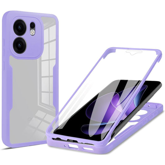 Pouzdro pro Oppo Reno13 FS 5G / Reno13 F 4G / Reno13 F, Techsuit, ColorVerse 360, Fialové