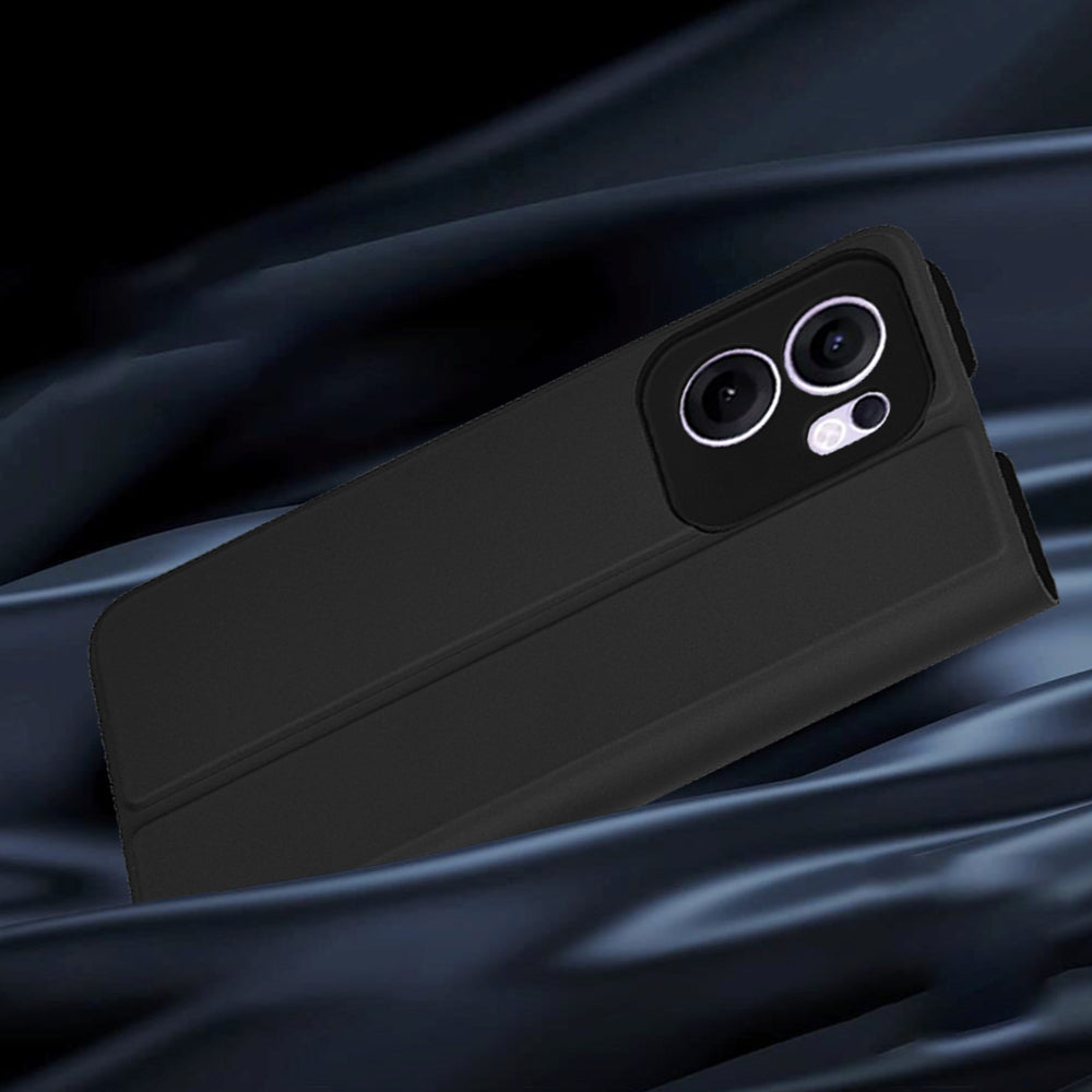 Pouzdro pro Oppo Reno13 FS 5G / Reno13 F 4G / Reno13 F, Techsuit, Magskin Book, Černé
