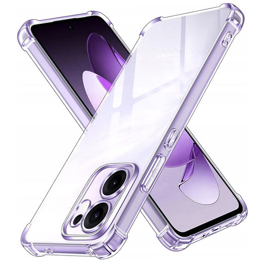 Pouzdro pro Oppo Reno13 FS 5G / Reno13 F 4G / Reno13 F, Techsuit, nárazuvzdorné průhledné, transparentní