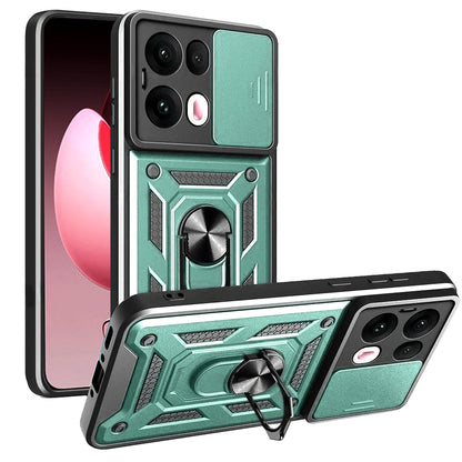 Case for Oppo Reno13 Pro, Techsuit, CamShield, Green