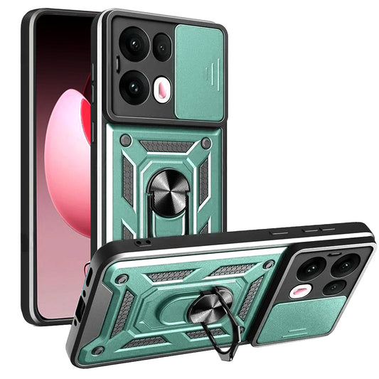 Pouzdro pro Oppo Reno13 Pro, Techsuit, CamShield, zelené