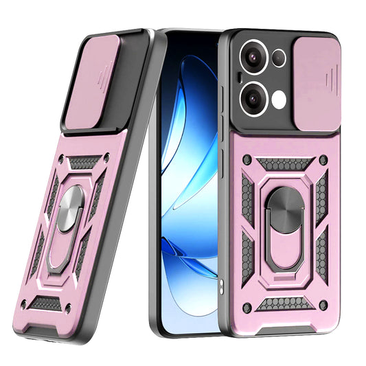 Pouzdro pro Oppo Reno13, Techsuit, CamShield, Růžové