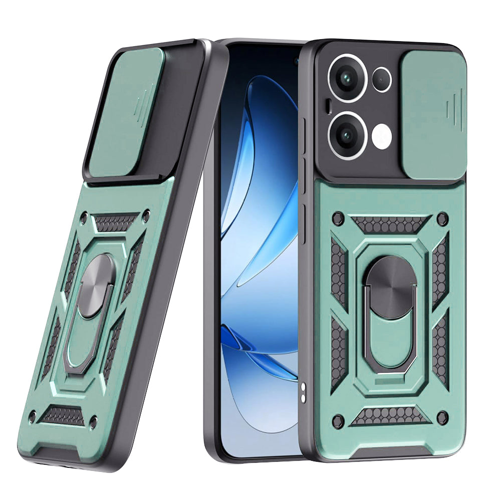 Case for Oppo Reno13, Techsuit, CamShield, Green