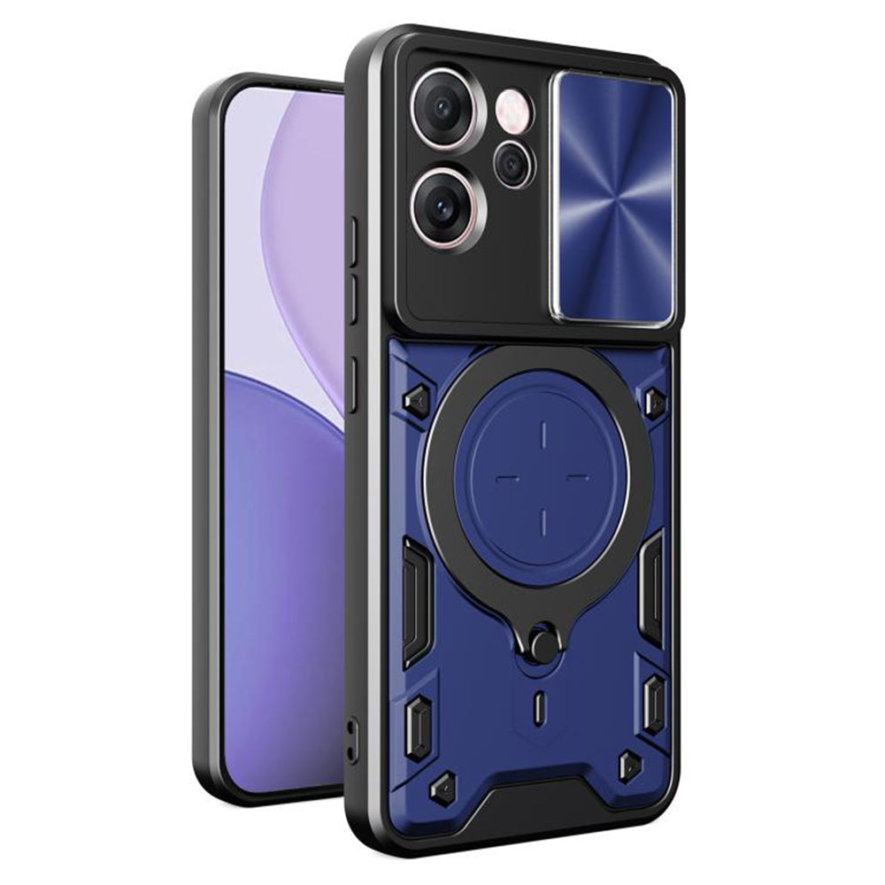 Pouzdro pro Oppo Reno14 FS 5G / Reno14 F, Techsuit, CamGuard Pro, Modrá