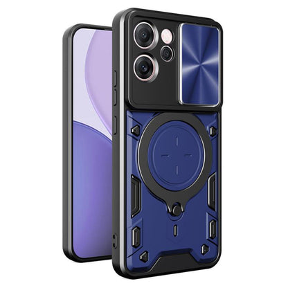 Pouzdro pro Oppo Reno14 FS 5G / Reno14 F, Techsuit, CamGuard Pro, Modrá