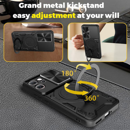 Pouzdro pro Oppo Reno14 FS 5G / Reno14 F, Techsuit, CamGuard Pro, Modrá