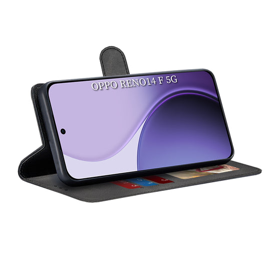 Pouzdro pro Oppo Reno14 FS 5G / Reno14 F, Techsuit, Diary Book, černé