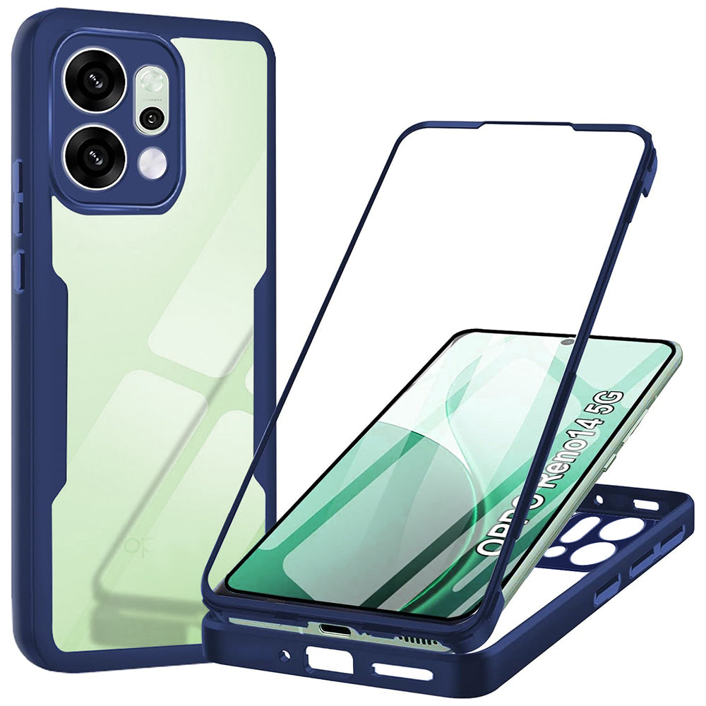 Pouzdro pro Oppo Reno14, Techsuit, ColorVerse 360, Modrá