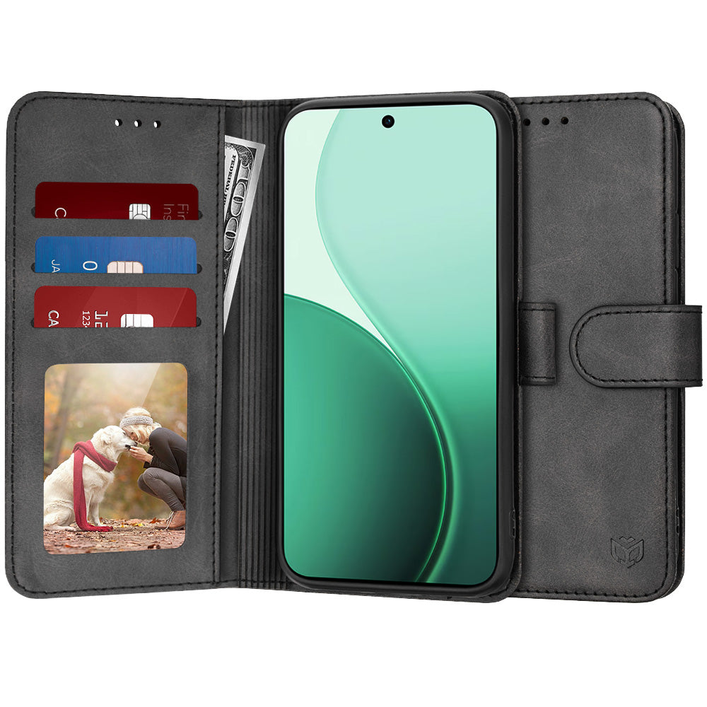 Pouzdro pro Oppo Reno14, Techsuit, Diary Book, Černá