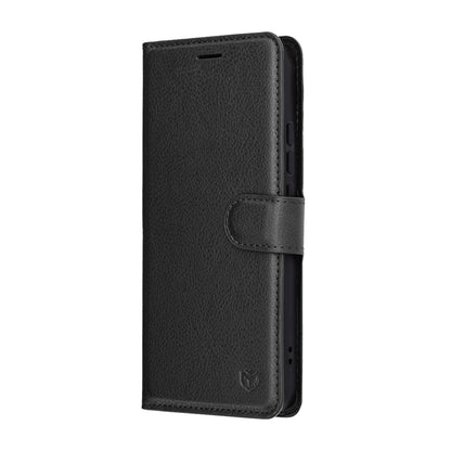Pouzdro pro Oppo Reno14, Techsuit, Leather Folio, Černá