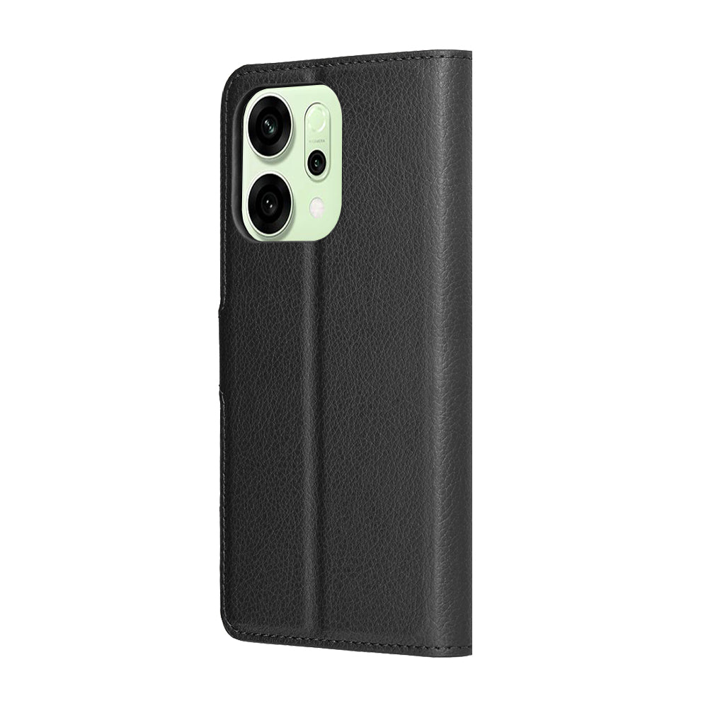 Pouzdro pro Oppo Reno14, Techsuit, Leather Folio, Černá