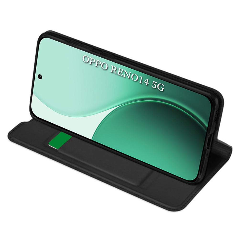 Pouzdro pro Oppo Reno14, Techsuit, Magskin Book, Černá