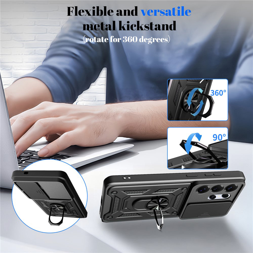 Pouzdro pro Oppo Reno15 FS / Reno15 F, Techsuit, CamShield, Černá