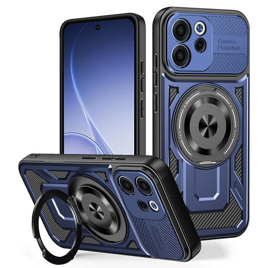 Pouzdro pro Oppo Reno15 FS / Reno15 F, Techsuit, RuggedCam, Modrá