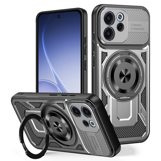 Pouzdro pro Oppo Reno15 FS / Reno15 F, Techsuit, RuggedCam, Šedé