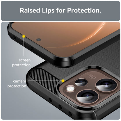 Pouzdro pro Oppo Reno15 Pro Max, Techsuit, Carbon, Černá