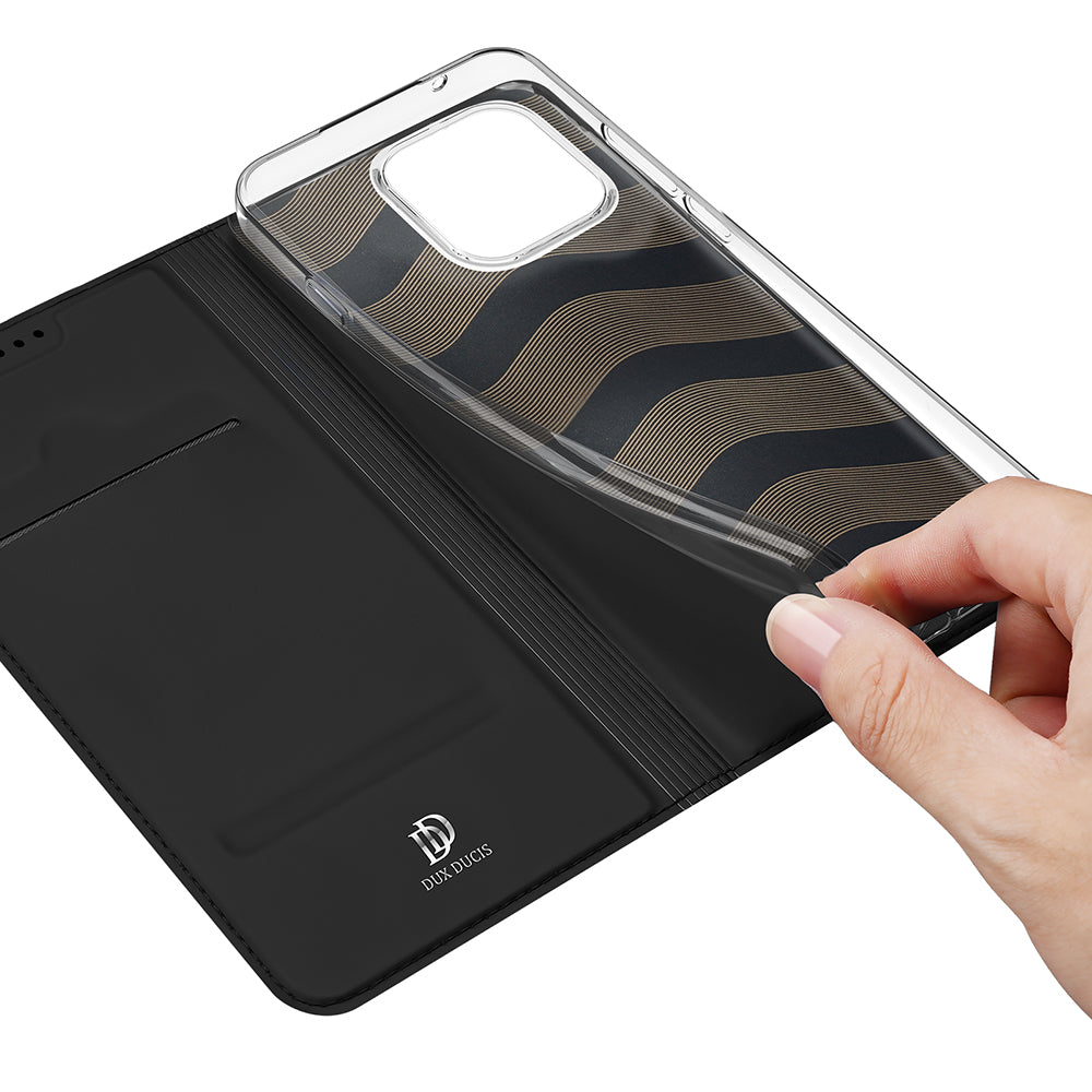 Pouzdro pro Oppo Reno16 F / Reno16 FS, DUX DUCIS, Skin Pro, Černá