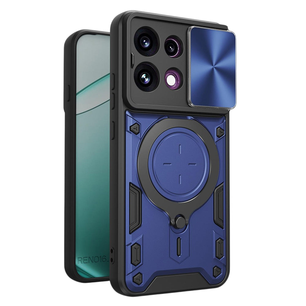 Pouzdro pro Oppo Reno16 F / Reno16 FS, Techsuit, CamGuard Pro, Modrá