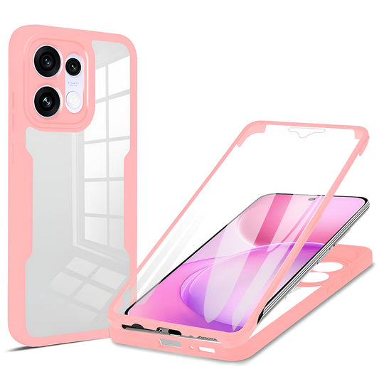 Pouzdro pro Oppo Reno16 F / Reno16 FS, Techsuit, ColorVerse 360, Růžové