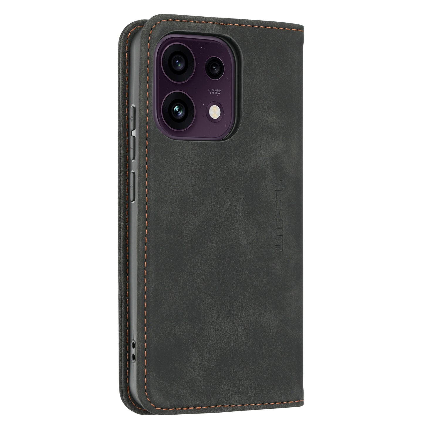 Pouzdro pro Oppo Reno16 F / Reno16 FS, Techsuit, Confy, Černé