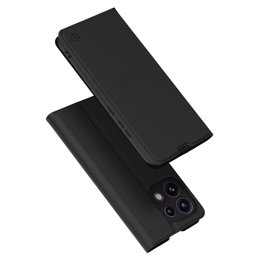 Pouzdro pro Oppo Reno16 F / Reno16 FS, Techsuit, Magskin Book, Černé