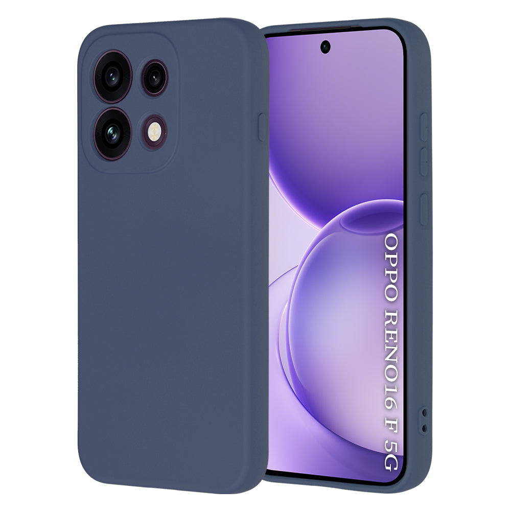 Pouzdro pro Oppo Reno16 F / Reno16 FS, Techsuit, SoftFlex, Tmavě modrá