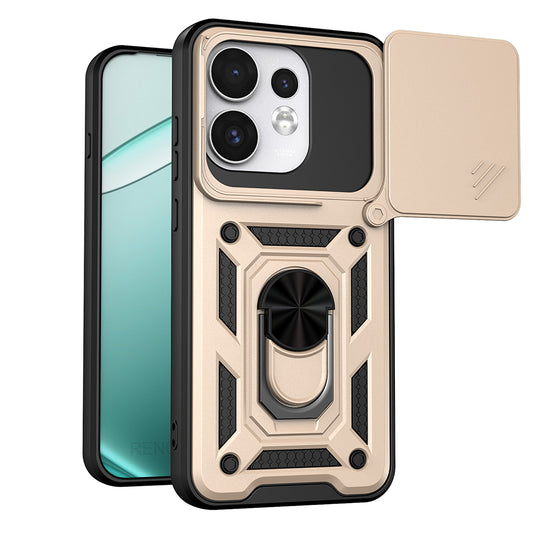 Pouzdro pro Oppo Reno16 / Reno16 Pro, Techsuit, CamShield, Zlaté