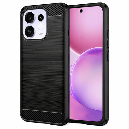 Pouzdro pro Oppo Reno16 / Reno16 Pro, Techsuit, Carbon, Černé