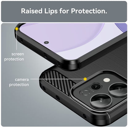 Pouzdro pro Oppo Reno16 / Reno16 Pro, Techsuit, Carbon, Černé