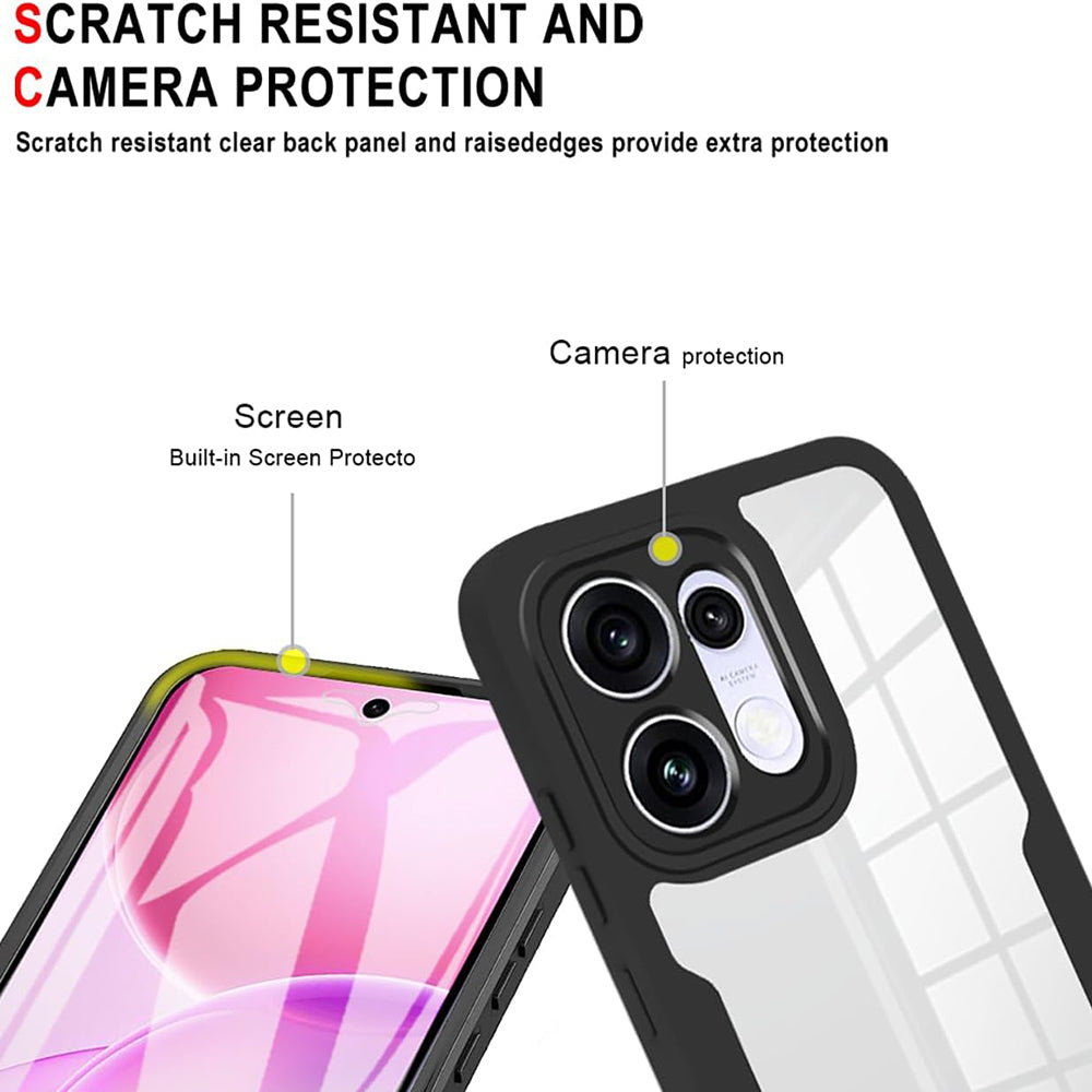 Pouzdro pro Oppo Reno16 / Reno16 Pro, Techsuit, ColorVerse 360, Černá