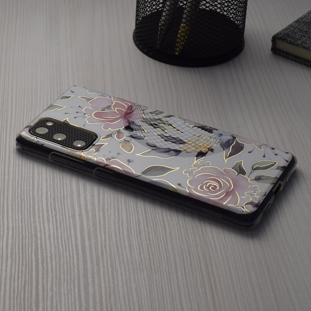 Pouzdro pro Oppo Reno8 Pro, Techsuit, Marble, Bílé