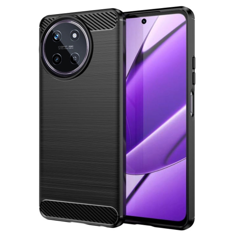 Pouzdro pro Realme 11 4G, Techsuit, Carbon, Černé