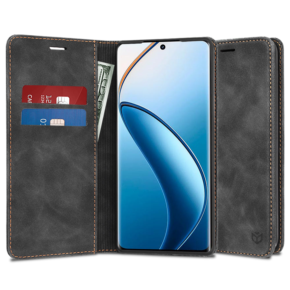 Pouzdro pro Realme 12 Pro / 12 Pro+, Techsuit, Confy, Černé