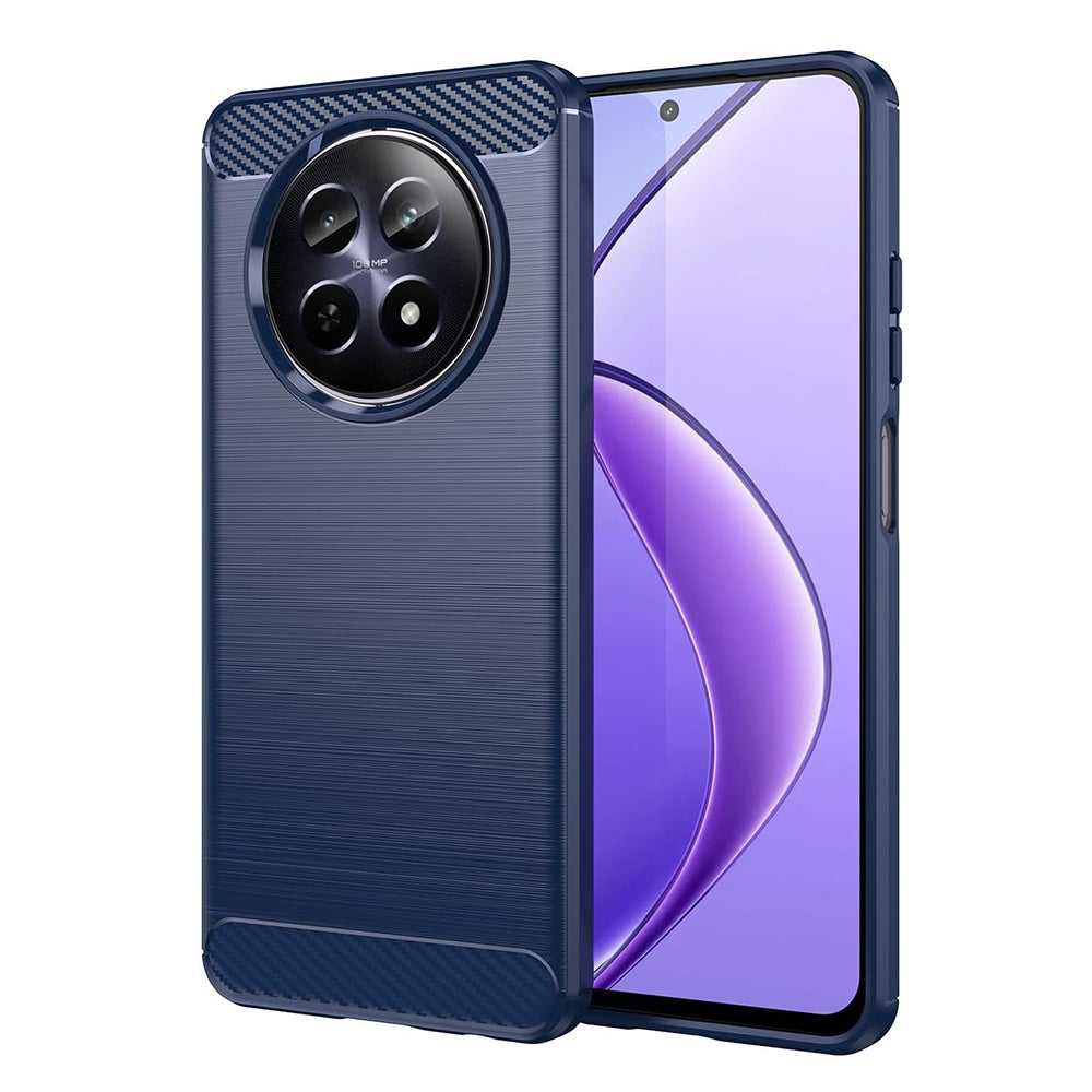 Pouzdro pro Realme 12, Techsuit, Carbon, Modré