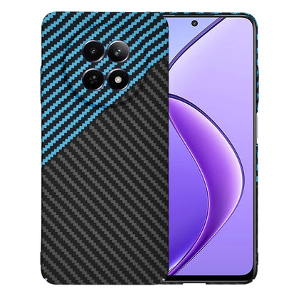 Pouzdro pro Realme 12x / 12, Techsuit, Carbonite FiberShell, Černá Bleu