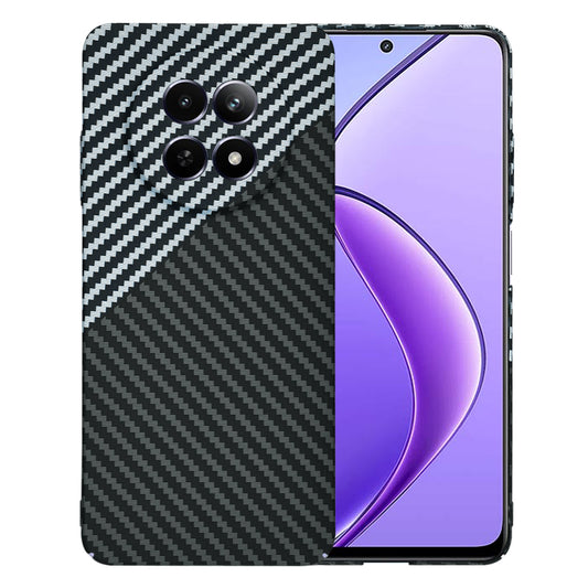 Pouzdro pro Realme 12x / 12, Techsuit, Carbonite FiberShell, Černo-šedé