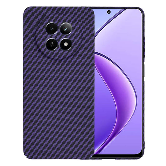 Pouzdro pro Realme 12x / 12, Techsuit, Carbonite FiberShell, fialové