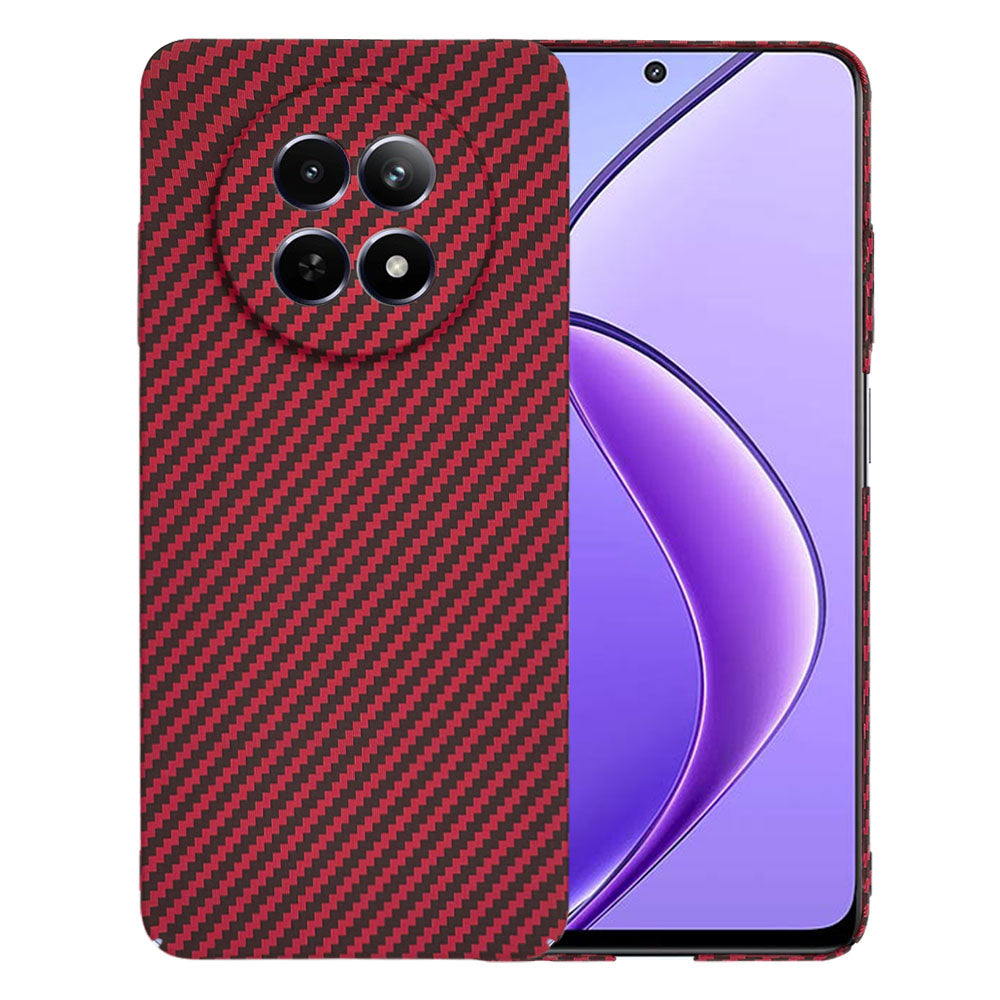 Pouzdro pro Realme 12x / 12, Techsuit, Carbonite FiberShell, červené