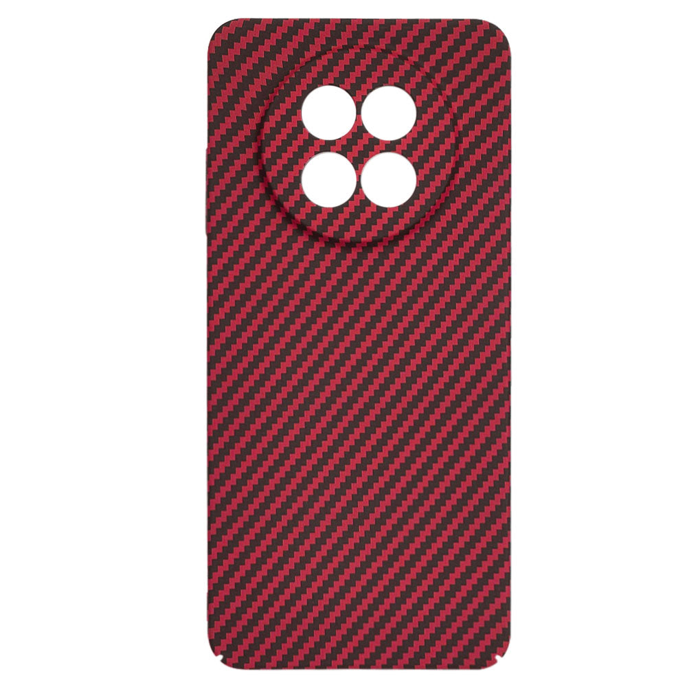 Pouzdro pro Realme 12x / 12, Techsuit, Carbonite FiberShell, červené