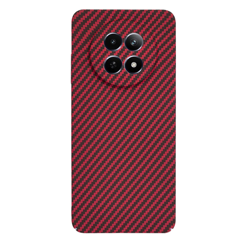 Pouzdro pro Realme 12x / 12, Techsuit, Carbonite FiberShell, červené
