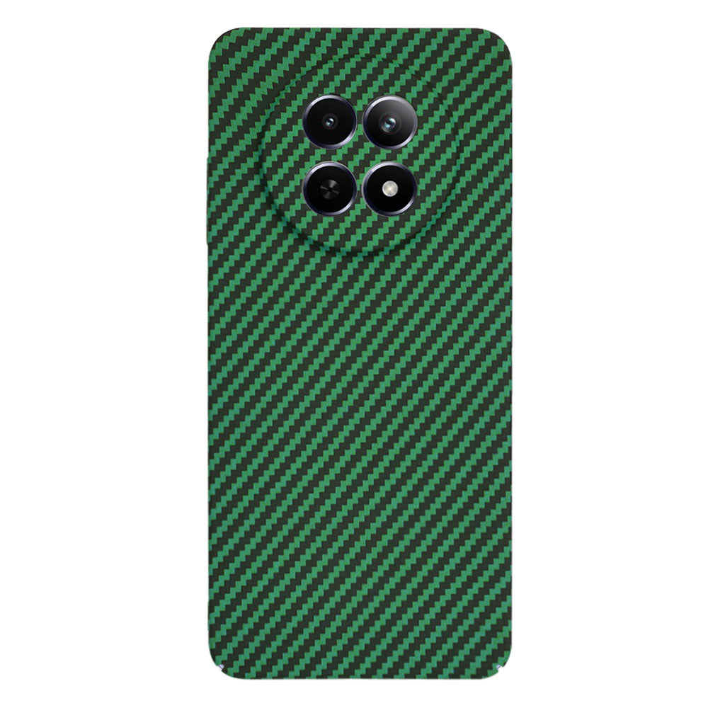 Pouzdro pro Realme 12x / 12, Techsuit, Carbonite FiberShell, zelené