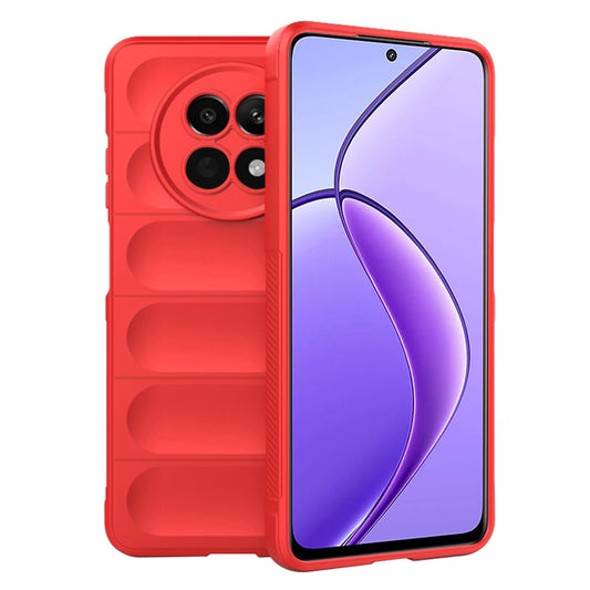 Pouzdro pro Realme 12x / 12, Techsuit, Magic Shield, červené
