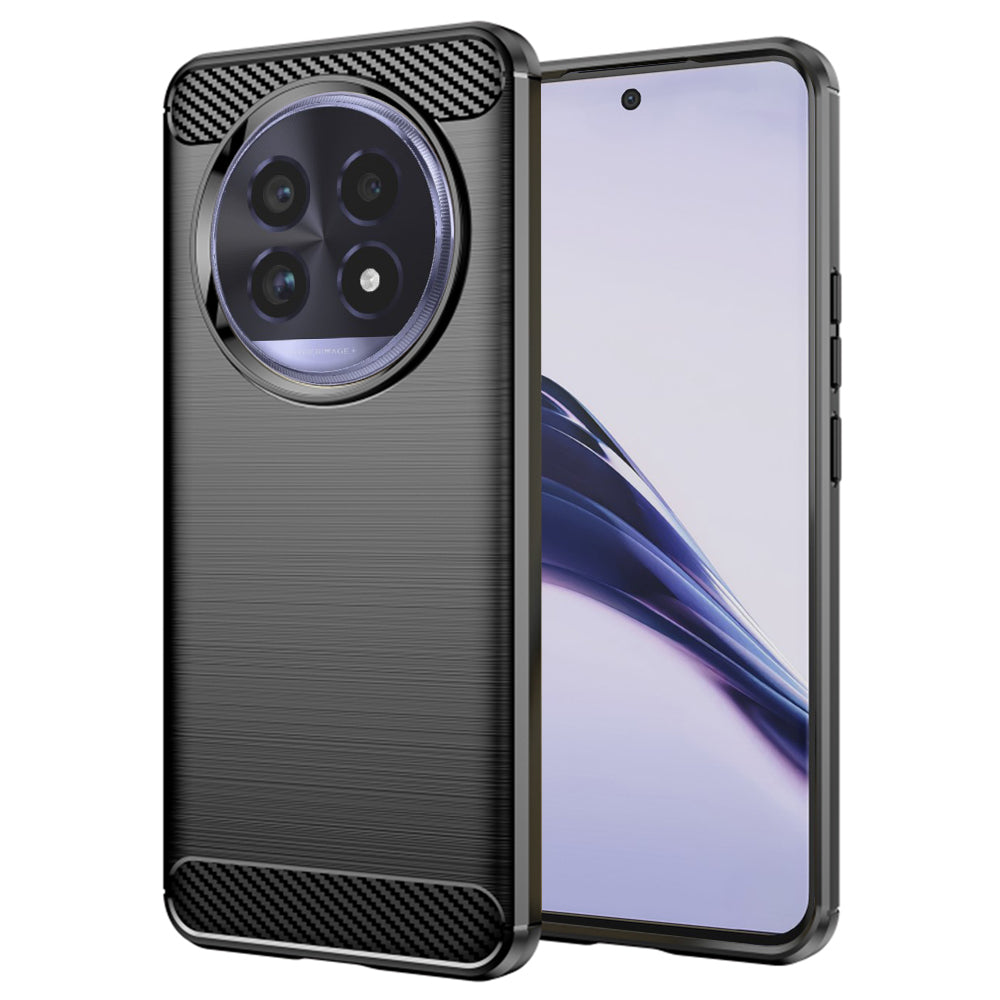 Pouzdro pro Realme 13 Pro / 13 Pro+, Techsuit, Carbon, Černá