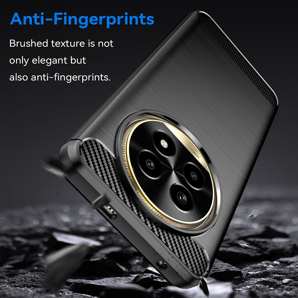 Pouzdro pro Realme 13 Pro / 13 Pro+, Techsuit, Carbon, Černá