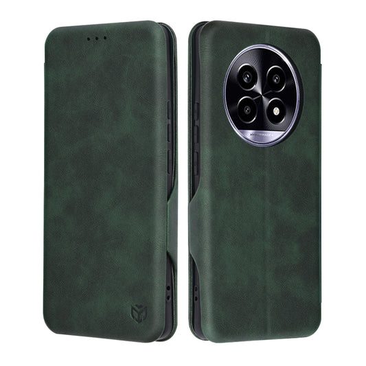 Pouzdro pro Realme 13 Pro / 13 Pro+, Techsuit, Safe Wallet Plus, Zelené