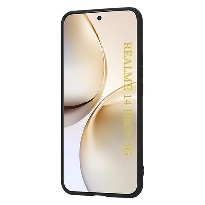 Pouzdro pro Realme 14 Pro+, Techsuit, SoftFlex, Černé