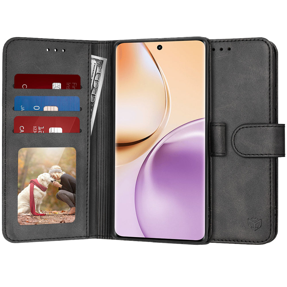 Pouzdro pro Realme 14 Pro, Techsuit, Diary Book, Černé