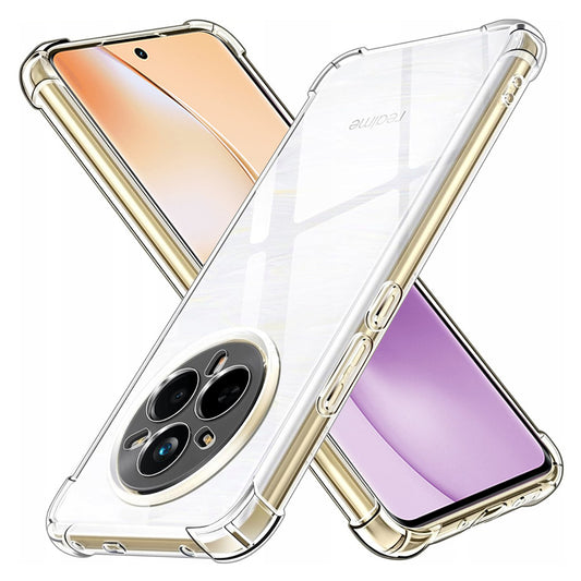 Pouzdro pro Realme 14 Pro, Techsuit, nárazuvzdorné průhledné, transparentní