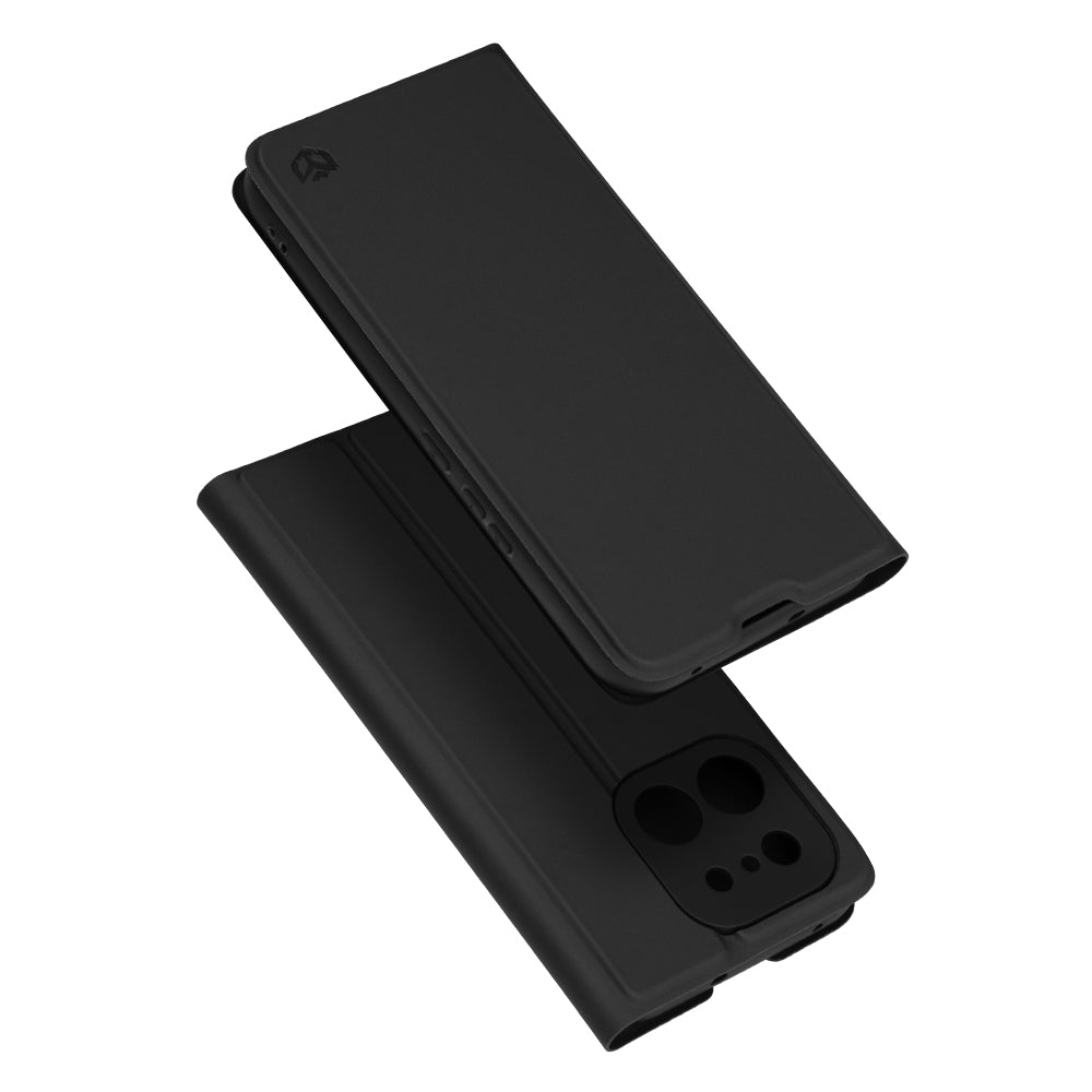 Pouzdro pro Realme 16 Pro, Techsuit, Magskin Book, Černá