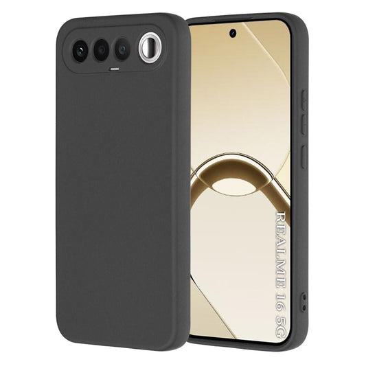 Pouzdro pro Realme 16, Techsuit, SoftFlex, Černé